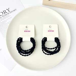 Élastiques à cheveux Xinyue en nylon noir pour usage quotidien - Product Image 1