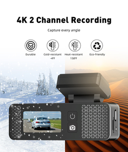 Sẵn sàng để tàu 4K xe Dash máy ảnh 24h đậu xe Dash <span class=keywords><strong>Cam</strong></span> với IPS màn hình phía trước và phía sau 1080p Video Recorder 12-tháng bảo hành - Product Image 4