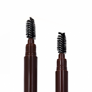 Crayon à sourcils gris brun imperméable, marque privée, sans cruauté, végan, crayon à sourcils double embout avec brosse - Product Image 4