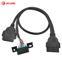 OBD 2 OBD2 Spliter Arnés de cables de 16 pines J1962 Cable divisor Y para coches Buick Cadillac Opel Ferrari