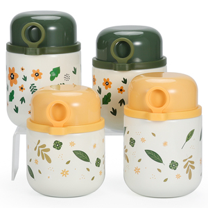 Tarro de comida de acero inoxidable reutilizable con logotipo personalizable, Asa portátil aislada grande de 500ml para <span class=keywords><strong>agua</strong></span>, bebidas calientes - Product Image 2