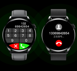 Noodata 1.28 inch màn hình lớn GT5 BT gọi điện thoại xoay lớn quay chế độ thể thao chuyên nghiệp NFC Đồng hồ thông minh - Product Image 2