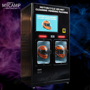 Distributeur automatique de nettoyage de casques de moto MYCAMP, 300W, électrique, en acier inoxydable, usage commercial - Product Image 1