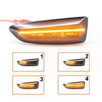 Vinstar - Luces LED Secuenciales Laterales, Barra de Luces LED, Intermitentes para BMW E46, Audi A3, VW, Opel, Astra