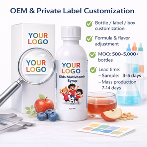 Sirop liquide d'extrait de plantes et de vitamines pour soutenir le développement sain – Boisson nutritive aux minéraux pour enfants - Product Image 3