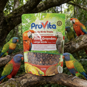 Sacchetto Richiudibile per Cibo per Pappagalli con Finestra Trasparente, per Uccelli di <span class=keywords><strong>Grandi</strong></span> Dimensioni, Macaw, Pappagalli Grigi Africani, Conservazione Semi - Product Image 1