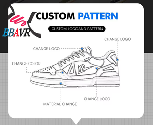 Chaussures de sport unisexes personnalisées de luxe, de marque célèbre, originales, style tennis, décontractées, en cuir, vintage, style basket-ball - Product Image 3