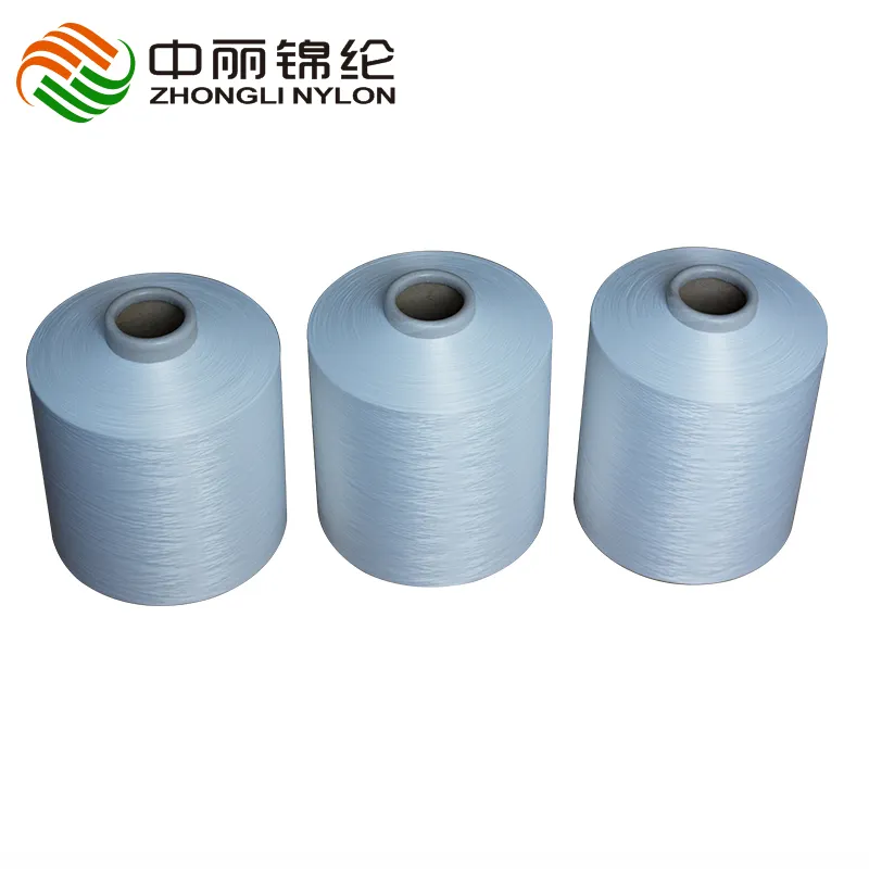 High Stretch White Nylon 6 Filament garn 70d/24f Nylon 6 Strukturiertes Garn zum Stricken