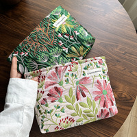 Tas Makeup Minimalis Bahan Polyester Grosir untuk E-commerce Lintas Batas, Organizer Perawatan Kulit Portabel, Kantong Lingerie Travel