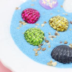 Abalorios de resina con lentejuelas de imitación en forma de concha marina para manualidades, resina de concha marina para carcasas de teléfono, estuches para lápices y accesorios de belleza - Product Image 4