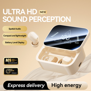 Audífonos Intrauditivos Inalámbricos BT V5.4 TWS con Cancelación de Ruido, Micrófonos, Bajos Estéreo, Resistentes al Agua, Mini Audífonos con Pantalla Digital - Product Image 4