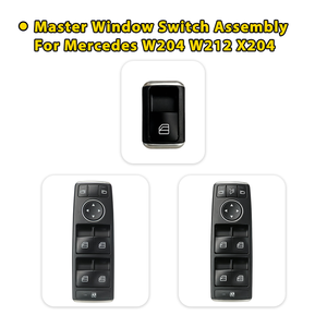 Ensemble de commutateurs de lève-vitres électriques pour <span class=keywords><strong>Mercedes</strong></span> W204 W212 X204 Classe C E GLK, remplacement du bouton de commande 2049055402, pièces automobiles - Product Image 3