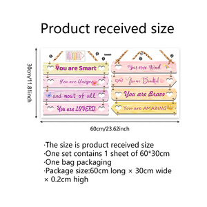 Affermazioni PVC vinile <span class=keywords><strong>adesivi</strong></span> murali positivi per regali promozionali per ragazze adolescenti camera <span class=keywords><strong>da</strong></span> letto ragazze arredamento - Product Image 6