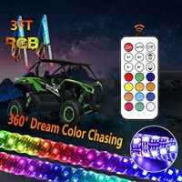 Kingshowstar-Feu arrière à LED RVB RGBW pour Buggy 12V tout-terrain Dune RZR