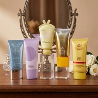 Tube souple OEM&ODM pour baume à lèvres, emballage cosmétique en plastique 3ml 5ml 10ml, tube souple massant pour crème contour des yeux / sérum