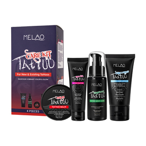 Kit de soin après tatouage naturel 4 en 1 ODM : baume, mousse nettoyante et bandage pour tatouage, recommandé par les tatoueurs pour les encreurs nouveaux et anciens. - Product Image 4