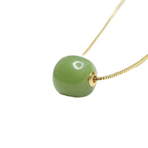 Colgante de Jade Hetian Verde Lulutong con Incrustaciones de Oro de 18k, <span class=keywords><strong>2026</strong></span>, Agente Mayorista en Vivo S1091411 - Product Image 5