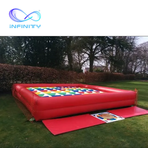 2019 divertido <span class=keywords><strong>twister</strong></span> <span class=keywords><strong>juego</strong></span> de Deportes de aire inflable saltar tornado inflable colchón de seguridad para <span class=keywords><strong>niños</strong></span> y adultos - Product Image 3