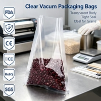 Sacs sous vide pour portionner les haricots, les produits secs, les collations et autres produits de différentes tailles, pochettes de conservation alimentaire hermétiques