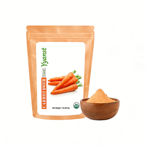 Poudre de carotte biologique de haute qualité, marque privée, complément nutritionnel naturel, soutien antioxydant et soutien à la santé de la vue - Product Image 1