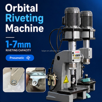 Riveteuse pneumatique orbitale de bureau pour le formage à froid, petite machine à riveter le métal pour profilés semi-tubulaires, pleins et creux