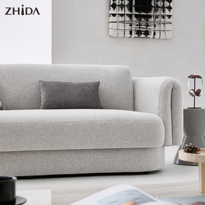 <span class=keywords><strong>Muebles</strong></span> de Sala de Estar OEM ODM, Sofá Curvo Moderno, Sofá Seccional de Tela, Sofá Curvo de Madera Moderno, Diseño de Conjunto de Sofás Acolchados - Product Image 4