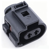 2 Pin 1J0973722A  1J0973822A Konektor Kabel Harness Motor Kaliper Rem Belakang untuk Audi A6 A4 VW Passat Tiguan