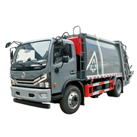 Camion compacteur de déchets de 12 m³ avec châssis DFAC pour le transport de déchets urbains et ruraux