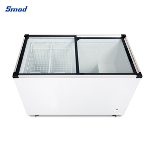 Congelador Horizontal Eléctrico de Vidrio Plano de 273L de Calidad Superior con Puerta Corredera para Supermercados, Hogares y Hoteles - Product Image 5