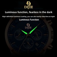 Montre pour homme de marque, bracelet en acier inoxydable, alliage, 20 mm, cadran à aiguilles lumineuses, 41 mm, montre à quartz haut de gamme, mode décontractée