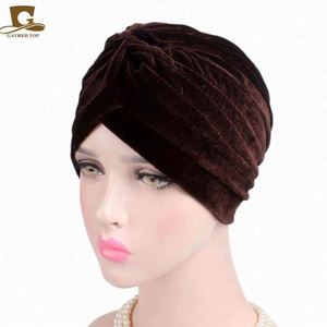 GTOP Vente en gros – Bonnets de nuit/chémos doux et confortables pour femmes, avec logo personnalisé, style turban africain torsadé - Product Image 2