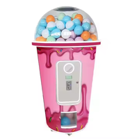 Distributeur automatique de capsules multicolores et durables pour centre commercial, avec jeux d'œufs surprise, gachapons et capsules de thé aux perles