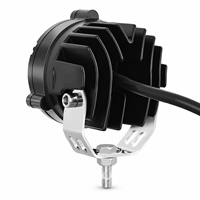 Phare antibrouillard LED pour moto, projecteur en aluminium, feux de conduite antibrouillard, phare de SUV