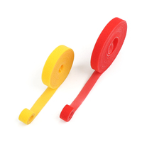 Attaches-câbles en nylon écologiques double face, étanches, avec fermeture auto-agrippante, pour la maison, le bureau ou la salle de classe