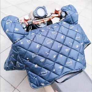 Electric Bicycle <b>Windshield</b> <b>Cover</b> Q 132 Winter Protective Waterproof Thickened Fleece Lined Front Placement - Product Image 3