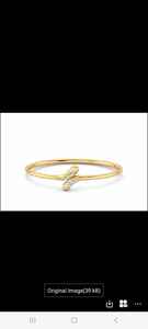 เครื่องประดับทองเหลืองชุบทองขัดเงาประดับเพชรสำหรับผู้หญิง ผลิตโดย Dainty Manufacturer ผลิตภัณฑ์แฮนด์เมดขายส่ง - Product Image 3