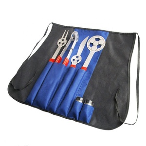 Juego de 14 Utensilios para Asar al Aire Libre, Accesorios para <span class=keywords><strong>Barbacoa</strong></span>, <span class=keywords><strong>Kit</strong></span> de Parrilla con Delantal, Venta al Por Mayor de Fábrica - Product Image 6