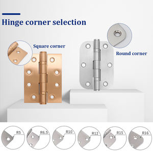 Многоцветные опциональные петли для дверей из нержавеющей стали 304/201 с плавным закрыванием, идеально подходят для стандартных дверей, обеспечивают бесшовное соединение. - Product Image 3
