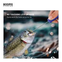 Booms Fishing R05 7 pouces Kit d'extraction d'hameçons 0,06 lb Pince dégorgeuse de pêche Noir/Bleu Matériel de pêche
