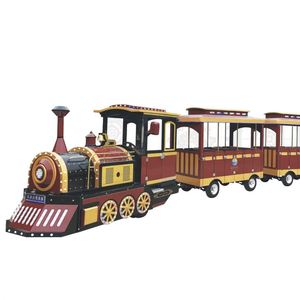 Indoor/<b>Outdoor</b> Kids Electric Trackless <b>Train</b> Rides Fiberglass & Metal with Steel Structure for Shopping Mall Amusements - Product Image 1