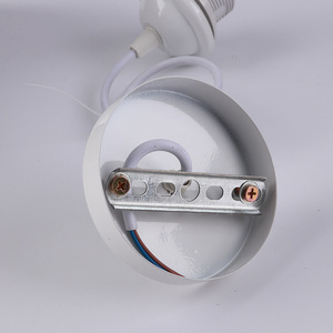 E27 Edison trần ánh sáng màu đen cổ điển ánh sáng mặt dây chuyền phù hợp giữ đèn với 1Meter Cáp - Product Image 2