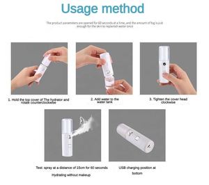 2026 New Arrivals Portable Pocket Mini Usb Nano Ionic Cordless <b>Steamer</b> Skin Care Beauty Facial Mist Sprayer for Household - Product Image 3