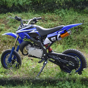 49cc 단일 실린더 공랭식 핸드 풀 더트 바이크 어린이용 핸드 브레이크 및 킥 스타트 포함 2 스트로크 포켓 바이크 - Product Image 3