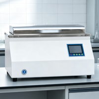 Bain-marie de laboratoire à commande PID par micro-ordinateur pour tests chimiques, réservoir d'eau thermostaté 3-en-1 avec bécher réglable
