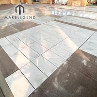Marbre blanc de qualité supérieure en gros d'usine, carrelage mural personnalisé pour villa, panneau de marbre blanc Milano pour projet commercial