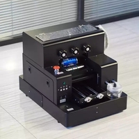 Mesin Printer UV Flatbed Otomatis untuk Botol, Printer UV Ukuran A4 untuk Casing Ponsel dan Bola Golf