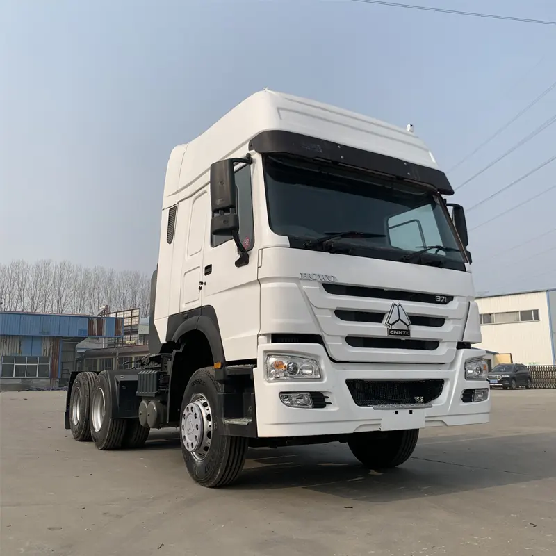 New Sinotruk HOWO T7 6x4 original fuel diesel engine discount high quality trailer head truck tractor from China