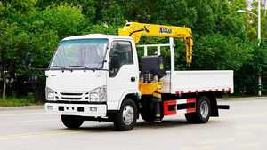 Grue de camion ISUZU économique pour la location, mini-transporteur 2T avec grue montée sur camion - Product Image 6