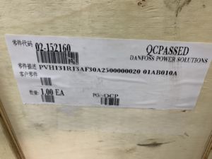 Pompe à piston PVH PVH131R13AF30A250000002001AB010A 02-152160 PVH131R13AF PVH131R PVH131R13A DAN FOSS Origin en stock - Product Image 2