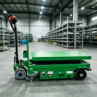 Chariot élévateur électrique manuel pliable de 500 kg avec ciseaux électriques et table hydraulique